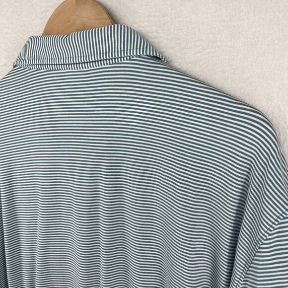 BEDFORD GOLF TENNIS CLUB Shirt Mens 2XL HOLDERNESS BOURNE Golf Polo Striped Gray - Picture 8 of 14